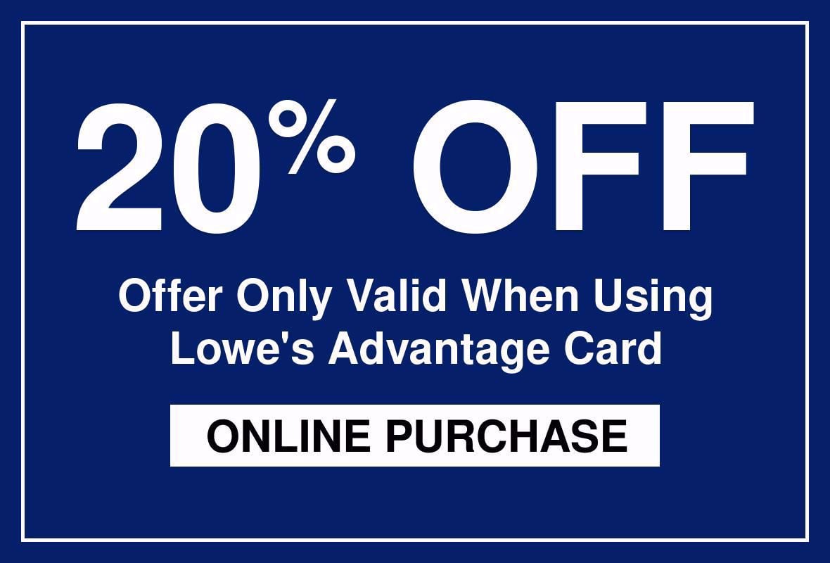 Lowe's 20 OFF Coupon Code Online August 2022 We Are Coupons