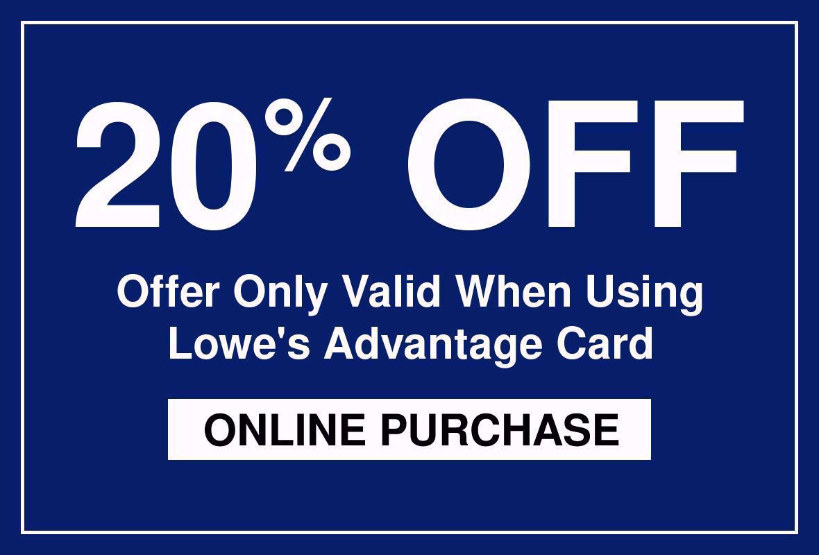 Lowe s 20 OFF Coupon Code Online July 2022 We Are Coupons