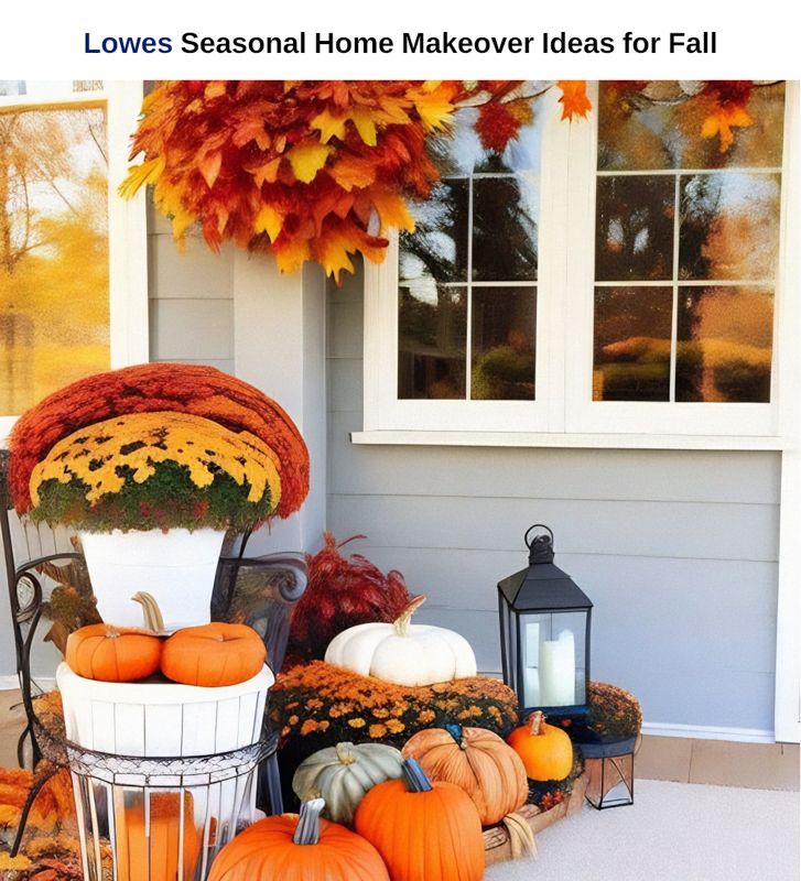 Lowes Seasonal Home Makeover Ideas for Fall