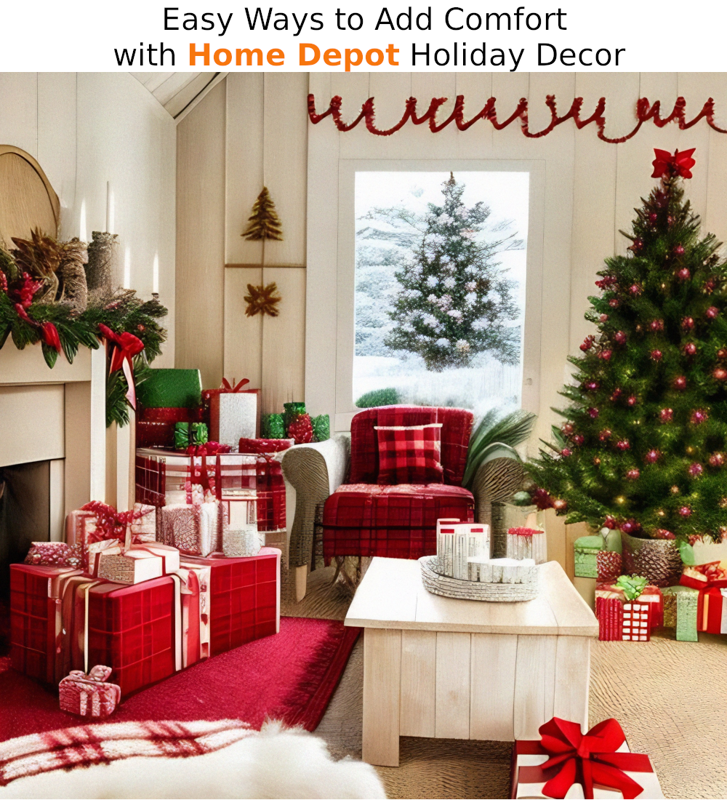 Easy Ways to Add Comfort with Home Depot Holiday Decor
