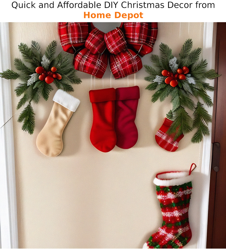 Quick and Affordable DIY Christmas Decor from Home Depot