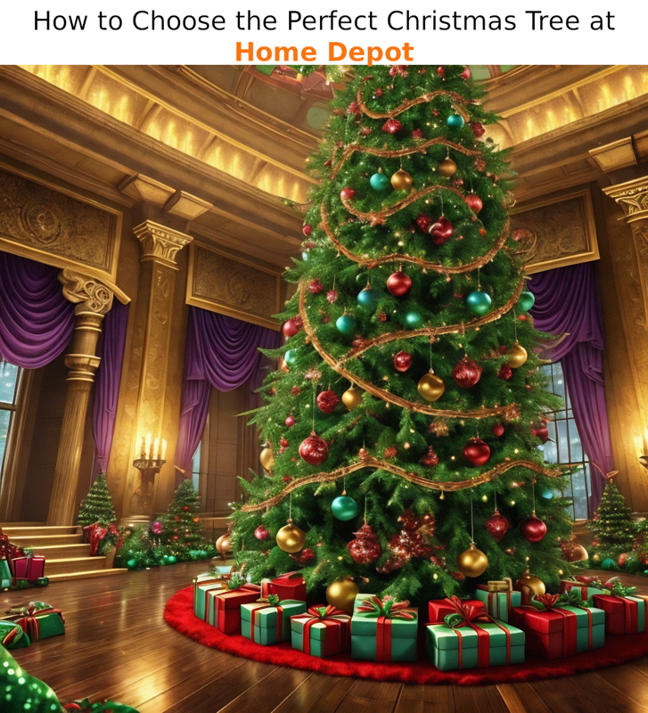 How to Choose the Perfect Christmas Tree at Home Depot