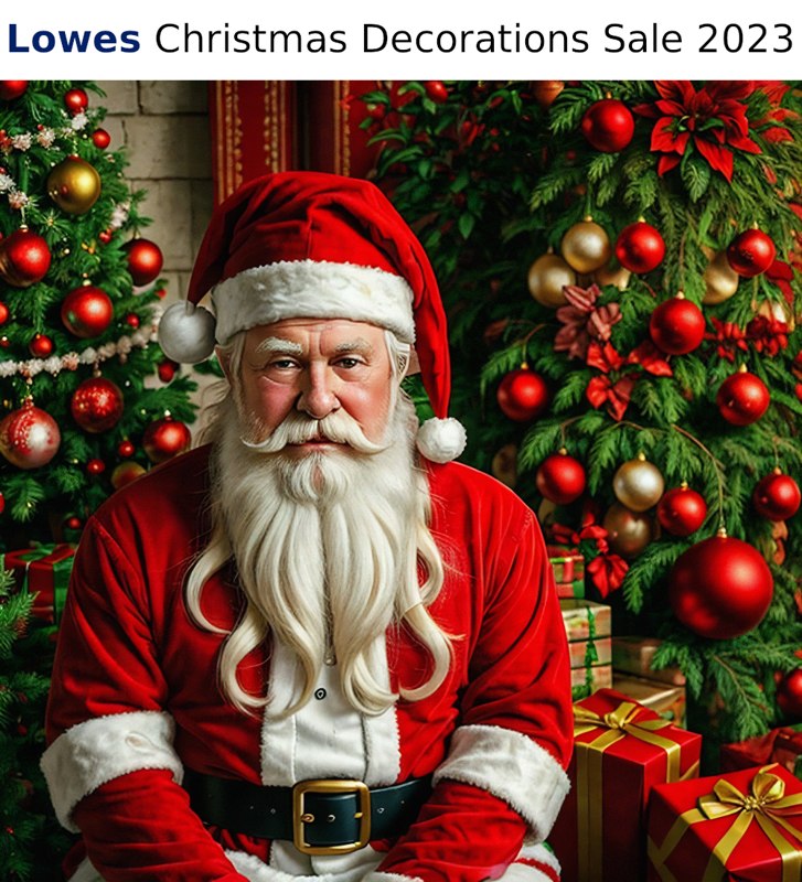 Lowes Christmas Decorations Sale 2023