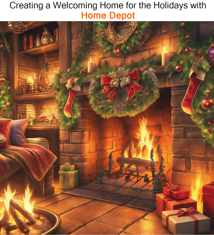 Creating a Welcoming Home for the Holidays with Home Depot