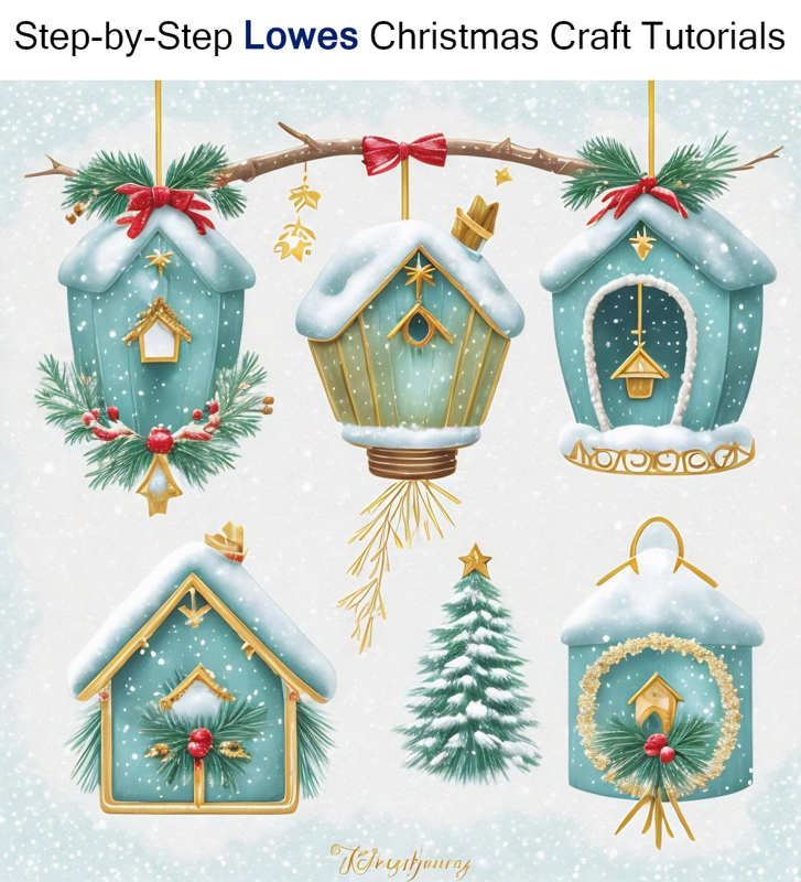 Step-by-Step Lowes Christmas Craft Tutorials