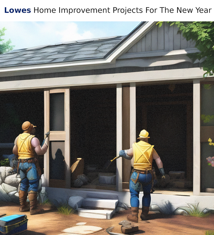Lowes Home Improvement Projects For The New Year