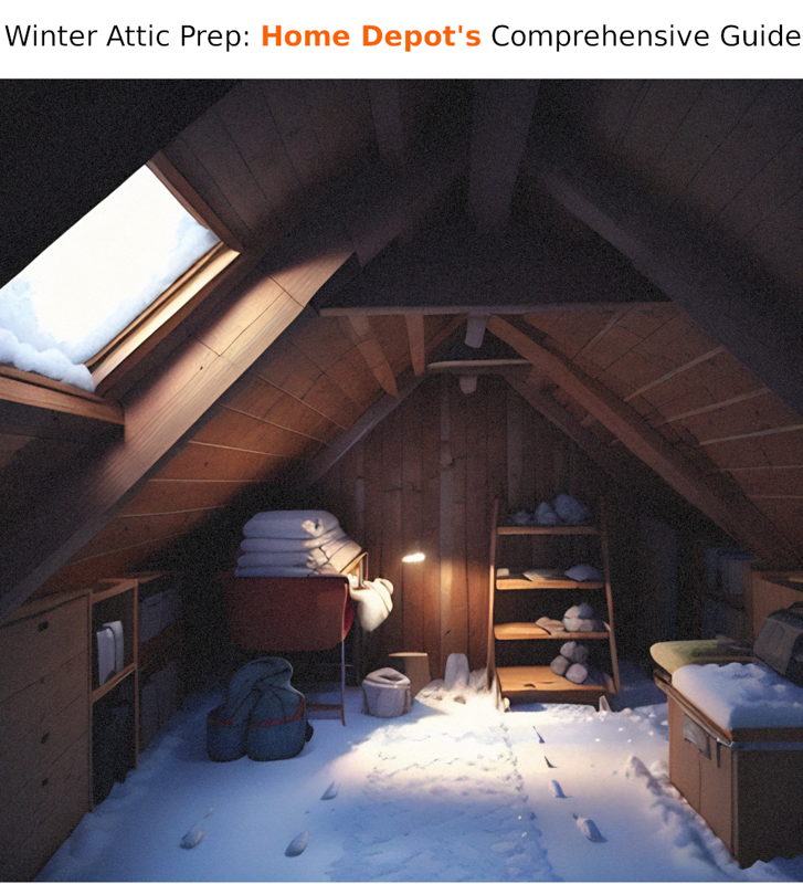 Winter Attic Prep: Home Depot's Comprehensive Guide
