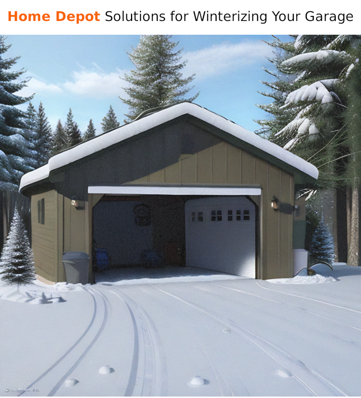 Home Depot Solutions for Winterizing Your Garage