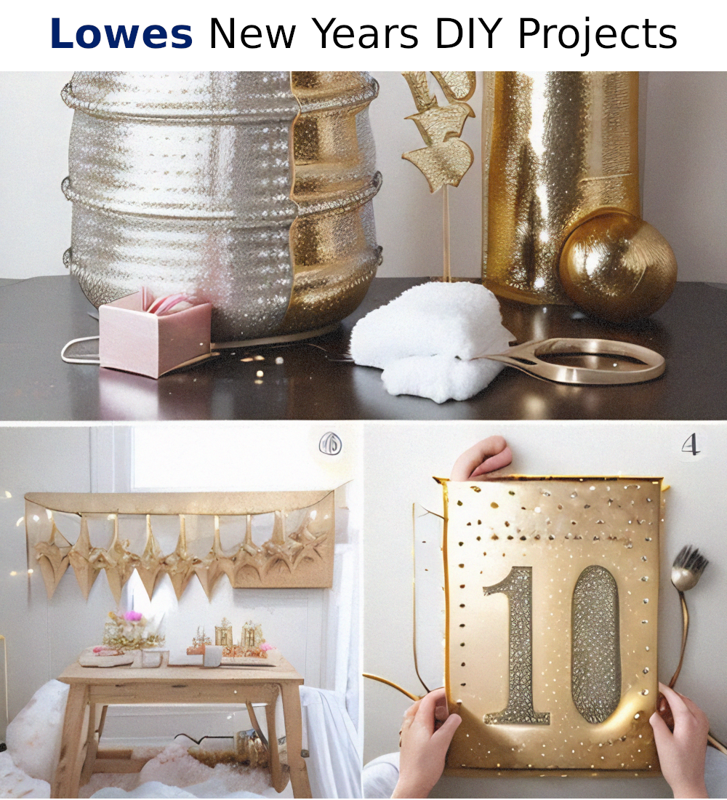 Lowes New Years DIY Projects