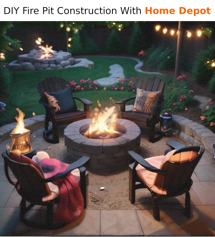 DIY Fire Pit Construction With Home Depot