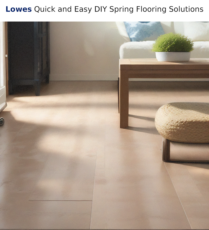 Lowes Quick and Easy DIY Spring Flooring Solutions