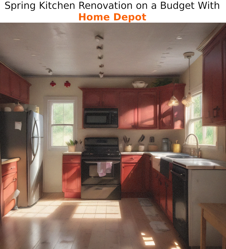 Spring Kitchen Renovation on a Budget With Home Depot
