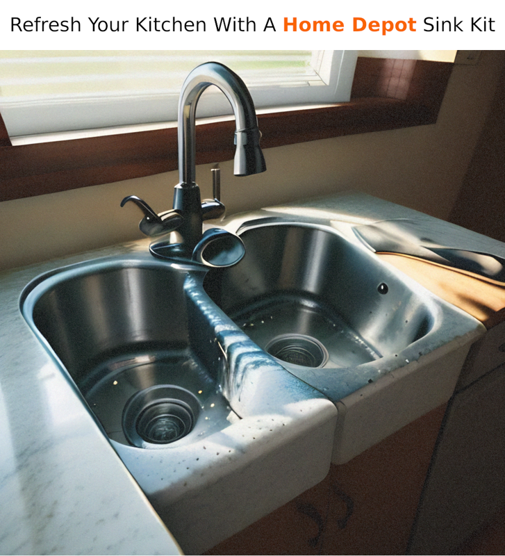 Refresh Your Kitchen With A Home Depot Sink Kit
