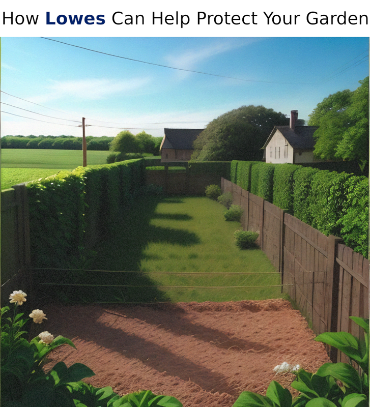 How Lowes Can Help Protect Your Garden