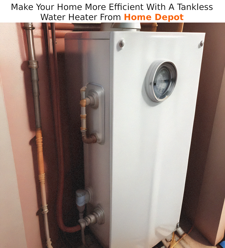 Make Your Home More Efficient With A Tankless Water Heater From Home Depot