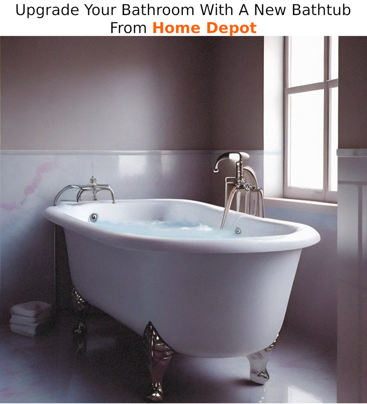 Upgrade Your Bathroom With A New Bathtub From Home Depot